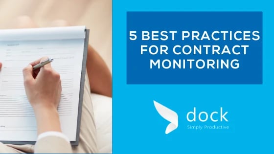 5 Best Practices for Contract Monitoring