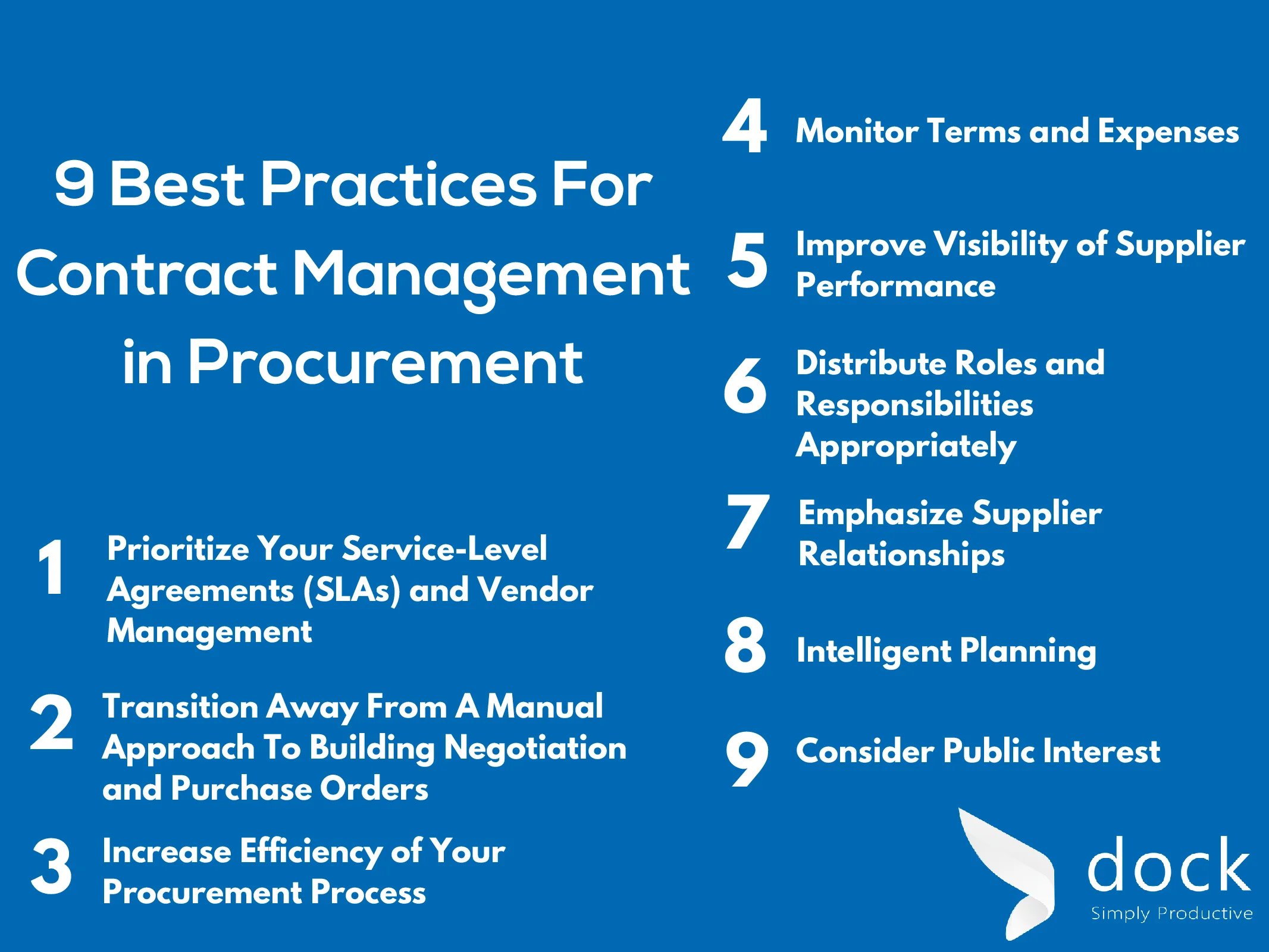 9 Best Practices For Contract Management in Procurement