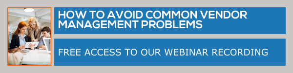 Know how to overcome vendor management problems - webinar