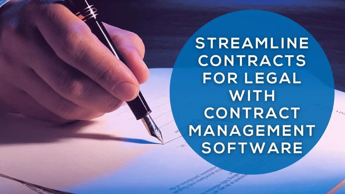 Streamline Contracts for Legal with Contract Management Software