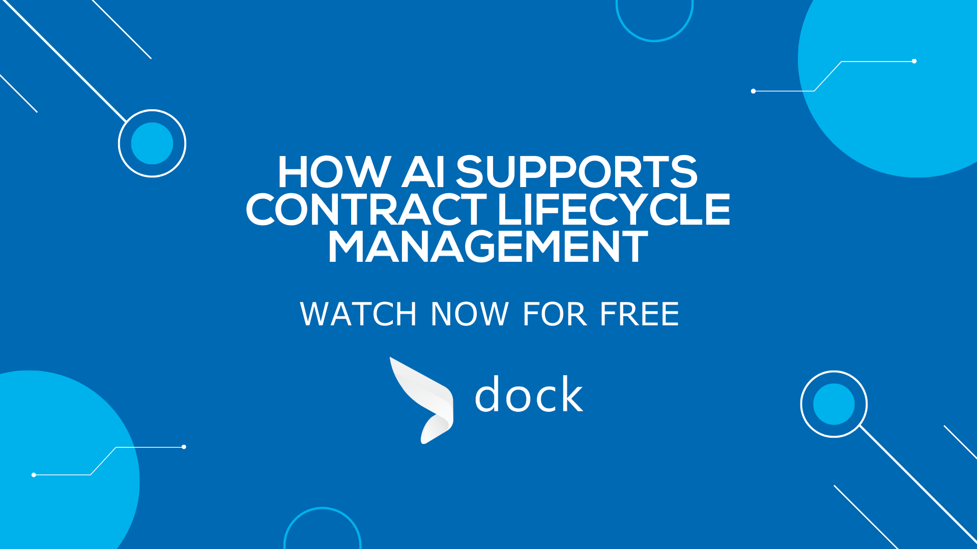 Webinar banner - How AI Supports Contract Lifecycle Management (1920 × 1080 px)