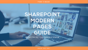 Featured Image Dock 36 Free E-book - SharePoint Modern Pages
