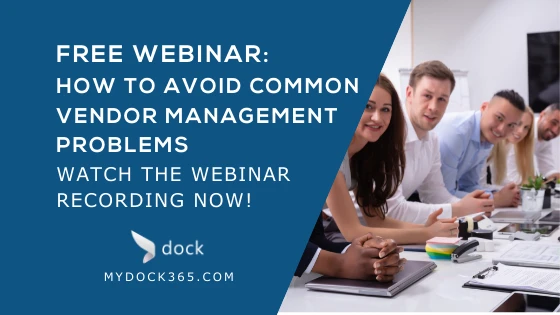 Free Webinar - How to Avoid Common Vendor Management Problems