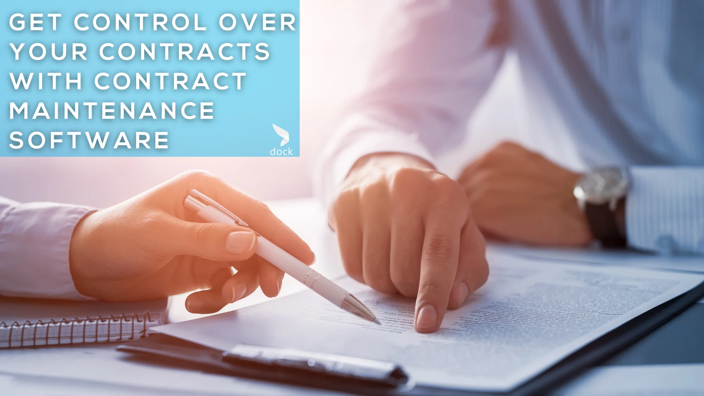 Get control over your contracts with contract  maintenance software