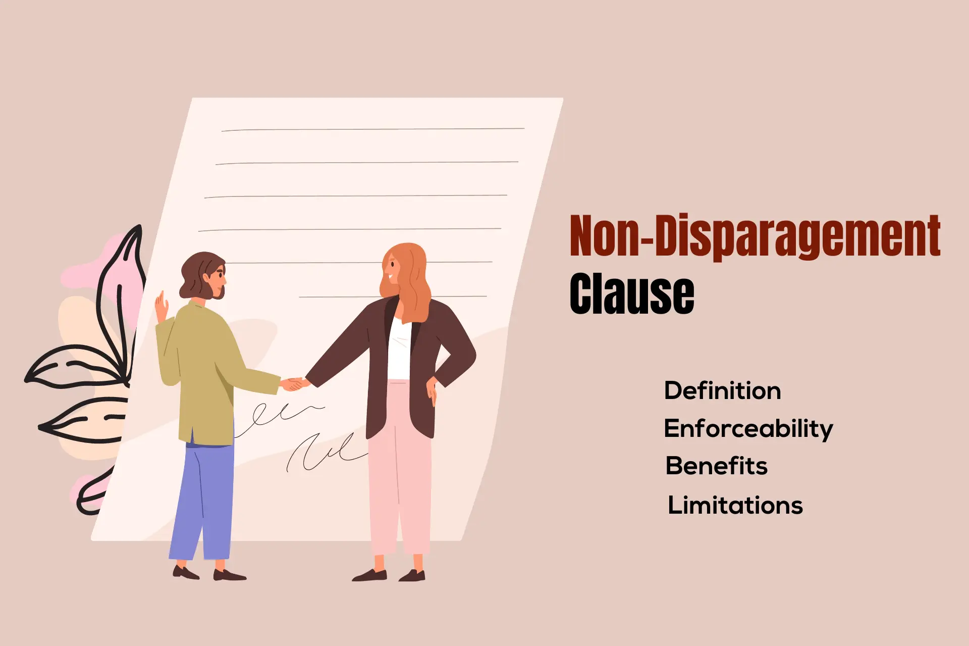 How Non-Disparagement Clauses Protect Your Reputation