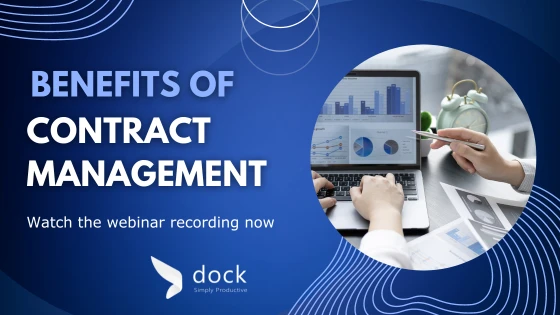 Webinar - Benefits of Contract Management