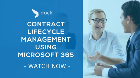 Webinar - Contract Lifecycle Management Using Microsoft 365