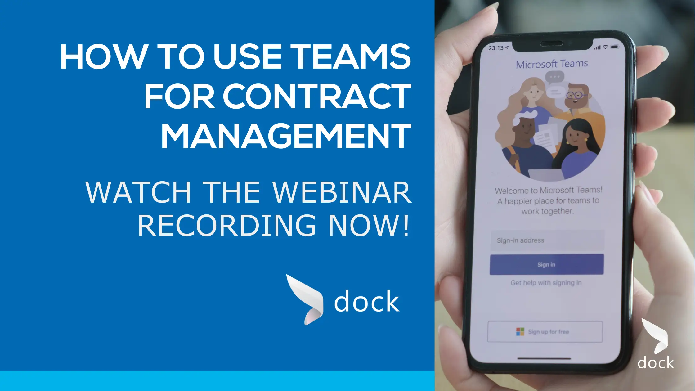Webinar Recording - How to Use Teams for Contract Management