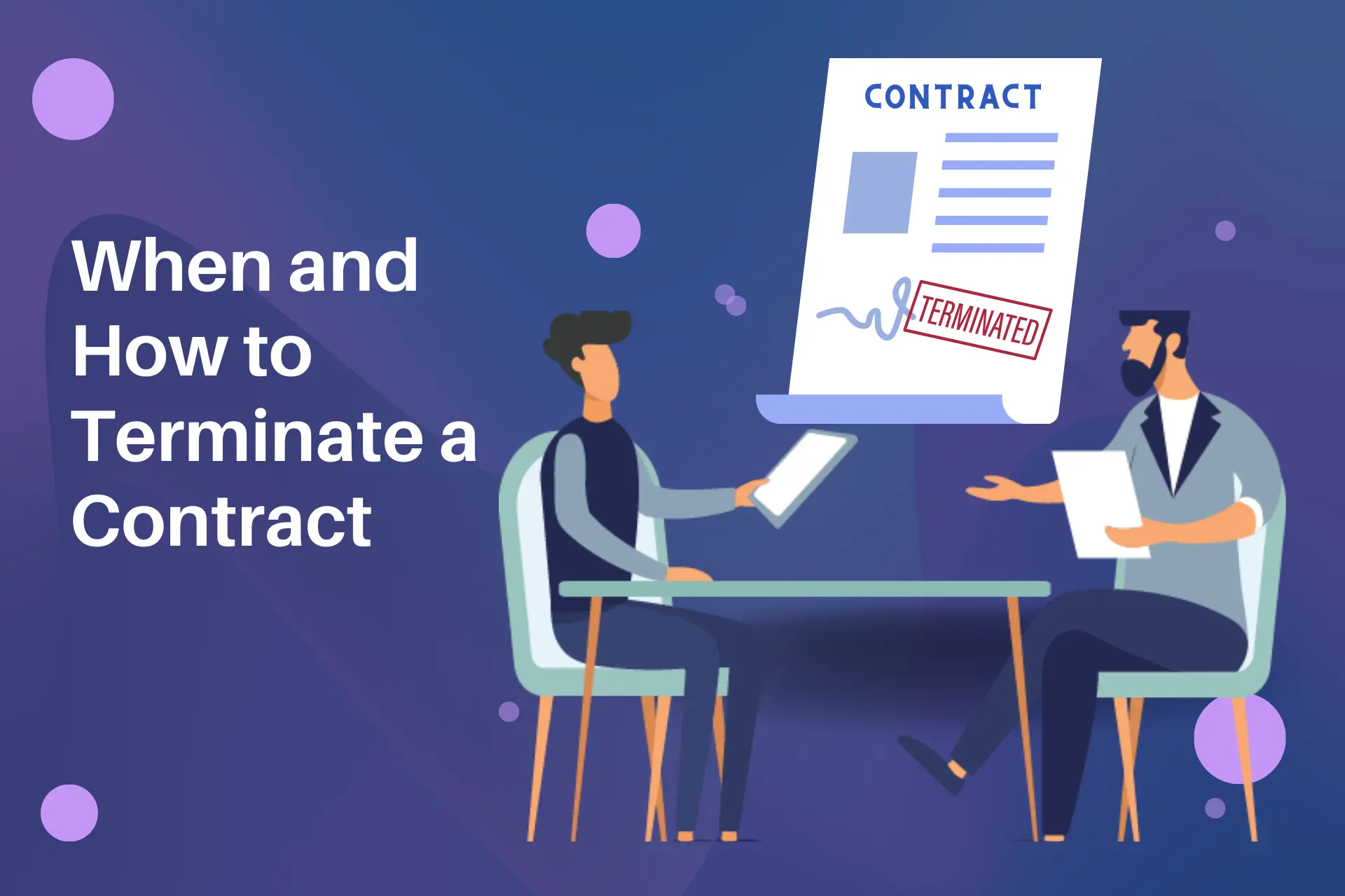 When And How To Terminate A Contract