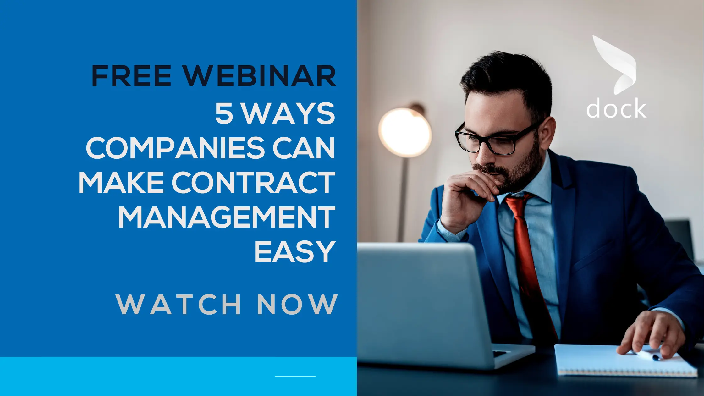 webinar - 5 Ways Companies Can Make Contract Management Easy.